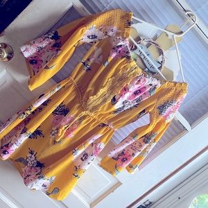 Feathers Brand Name Dress! Size Large